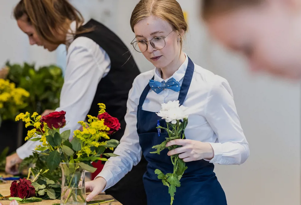 Til et hvert bord skal der blomster til