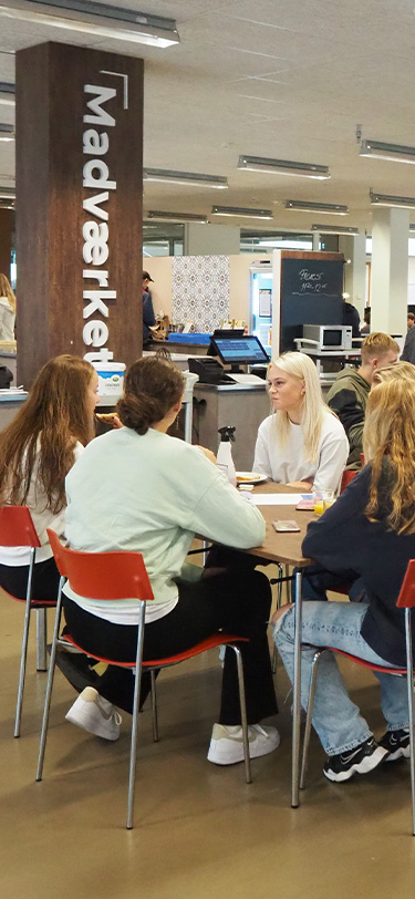 EUX Livet Paa Skolen Madvaerket Gruppe Af Piger