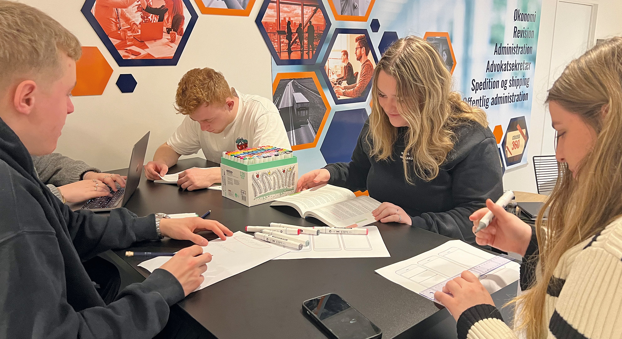 Gruppearbejde på EUD Business