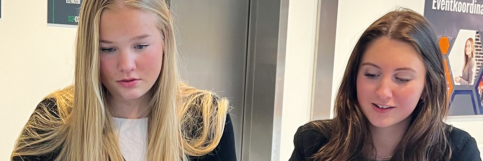 2 EUD Business piger med pc'er