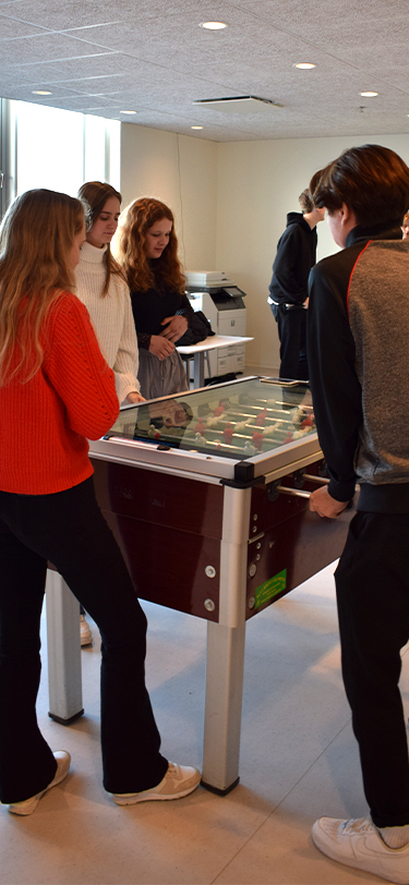 EUD Livet Paa Skolen Pause Bordfodbold