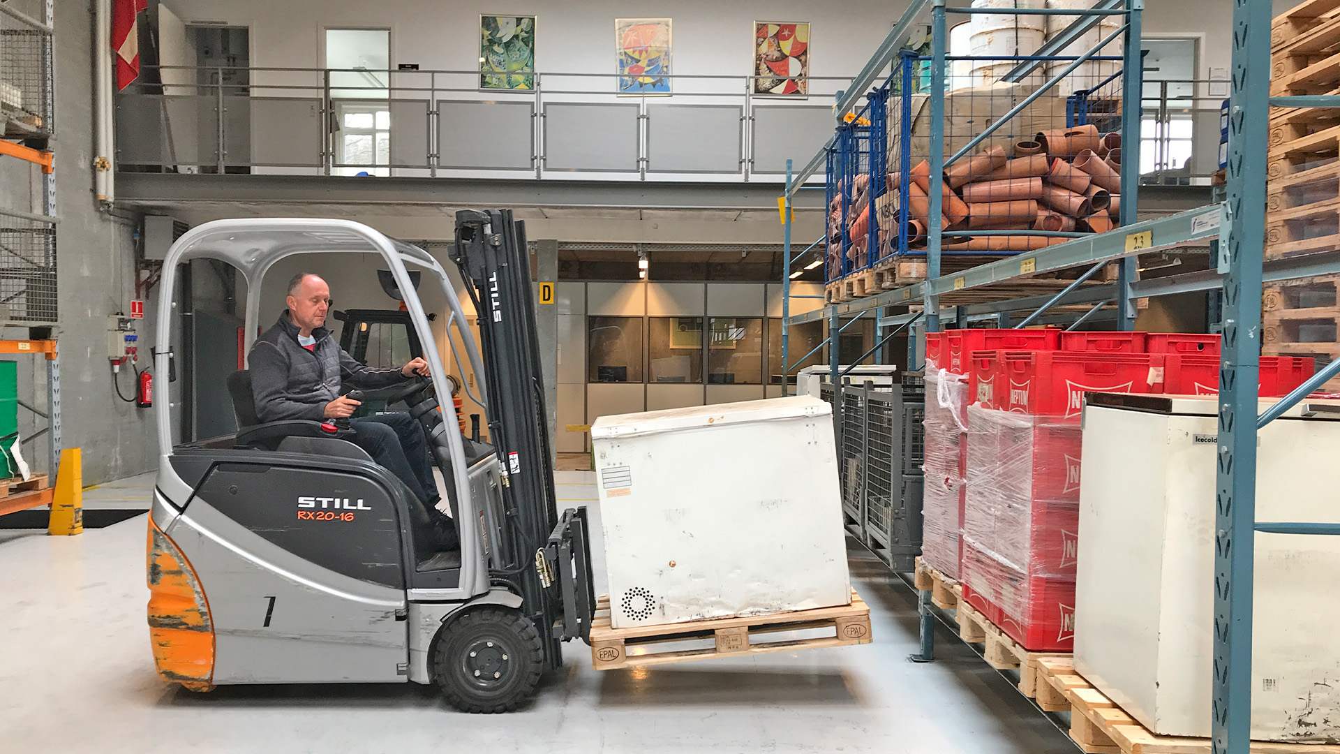 Efteruddannelse Truck Truck Med Fryser