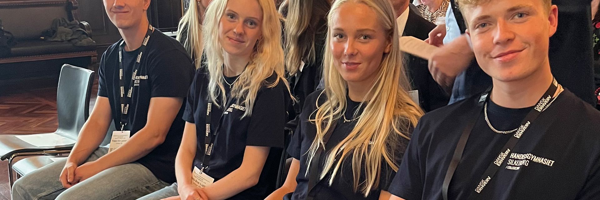 Gruppe af elever til DM i Erhvervscase